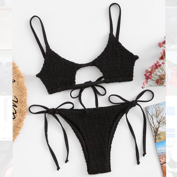 shein black swimsuit